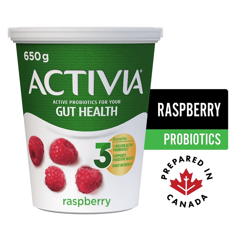 Activia Yogourt probiotique, saveur framboise 650 g