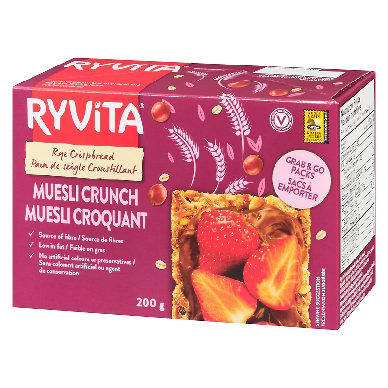 RYVITA MUESLI PAIN CROUSTILLANT 200GR