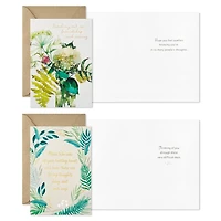 Assortiment de cartes de condoléances Hallmark, Motif floral et feuillage