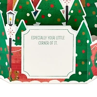 Hallmark Paper Wonder Musical 3D Pop-Up Christmas Card with Light (Carolers, Plays "Joy to the World")