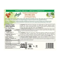 Amy's enchilada fait de riz Espagnol et feves enchilada 284g