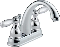 Peerless - Robinet de lavabo à deux manettes centrales en chrome