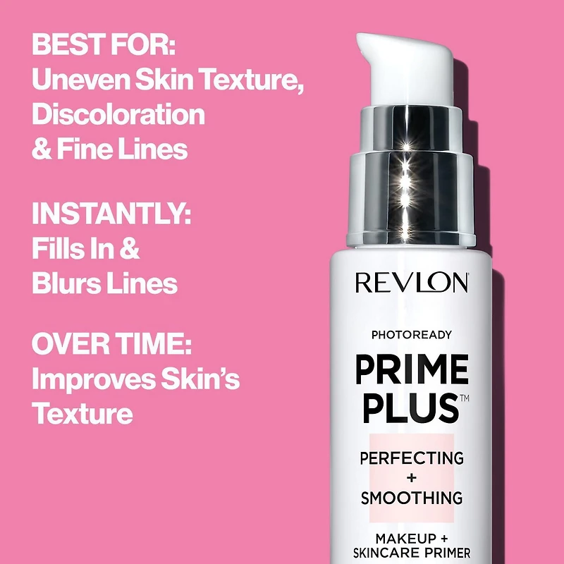 Revlon PhotoReady Prime Plus Perfecting + Smoothing Makeup and Skincare Primer, Mature Skin Primer