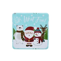 Holiday time Square Tin Small