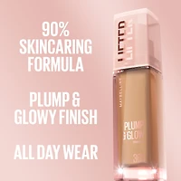 Maybelline New York Fond de teint Lifter Plump & Glow, Fini lumineux, 30 ml