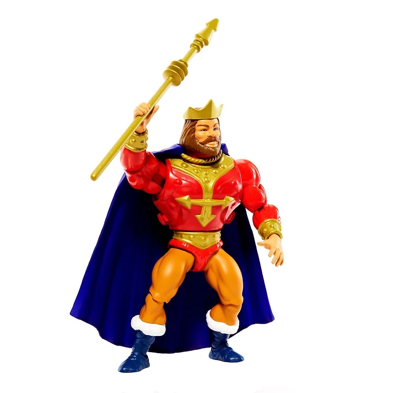 Masters of the Universe Origins King Randor 5.5-in Action Figure, Battle Figure for Storytelling Play and Display