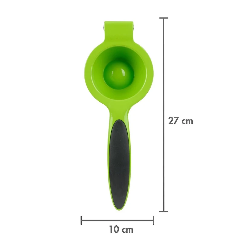 Mainstays Heavy Duty Diecast Manual Juicer and Squeezer with Comfort Grips Handles, Green Lime, Lime Squeezer