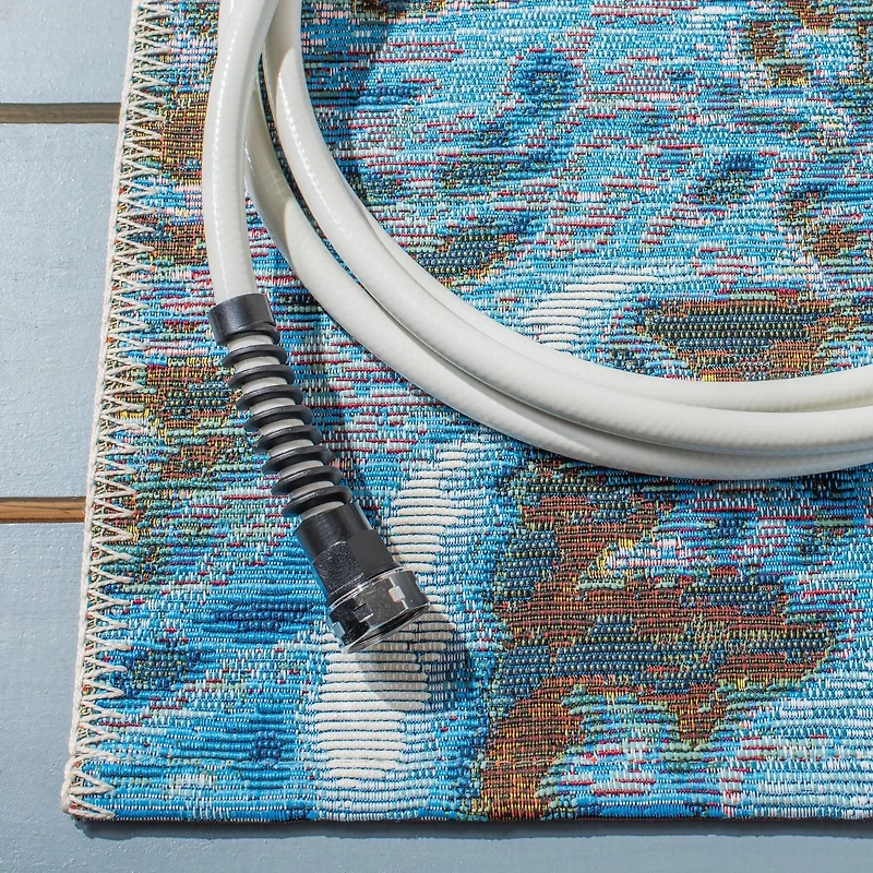 SAFAVIEH Barbados Dusk Waves Outdoor Area Rug