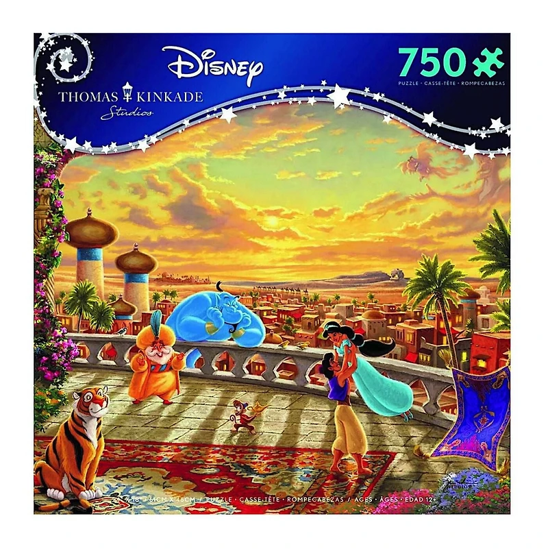Ceaco Thomas Kinkade Puzzle 750 pièces Jasmine Desert Sunset