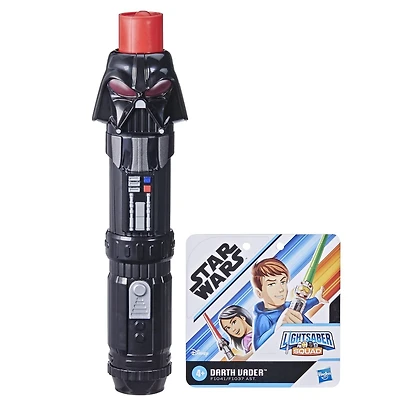 Star Wars Lightsabler Squad, sabre laser Darth Vader à lame rouge extensible, accessoire de déguisement, jouet pour enfants, à partir de 4 ans