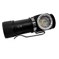 Hyper Tough Lampe Frontale rechargeable LED 500 lumens, câble USB-C inclus, 3 modes, aluminium durable, bande élastique souple réglable