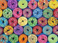 Kodak 550 Piece Jigsaw Puzzle - Lots of Sprinkles Donuts