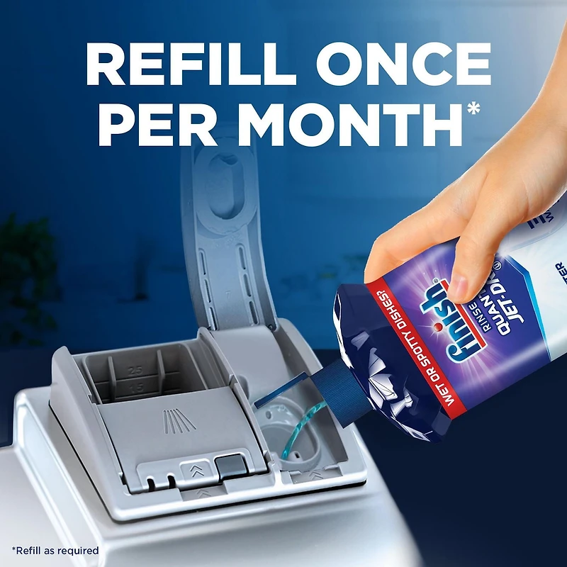 Finish Jet-Dry, Produit de rinçage pour lave-vaisselle, Quantum, 946 ml, Agent de rinçage pour lave-vaisselle et agent de séchage 946 ml
