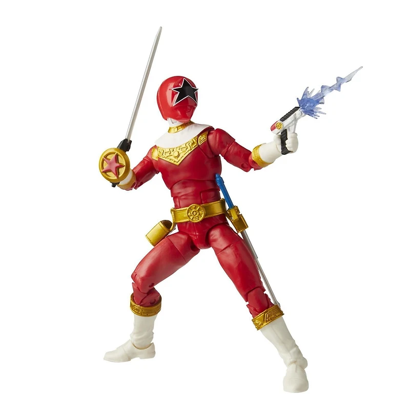 Power Rangers Lightning Collection Zeo, figurine de collection haut de gamme de 15 cm du Ranger rouge, avec accessoires