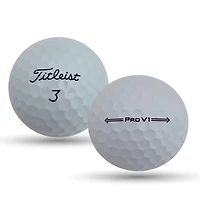 Mulligan - 36 balles de golf récupérées Titleist Prov V1 2022 5A, Blanc