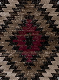 Rug Branch Sakarya Collection Modern Boho Geometric Indoor Area Rug