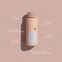 Kristin Ess Signature Shampooing réparateur hydratant à l'huile de ricin pour cheveux abîmés + shampooing sans sulfate, 296 ml