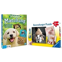 Ravensburger 2-in-1 Bundle Matching Game and 3x49 Puzzle