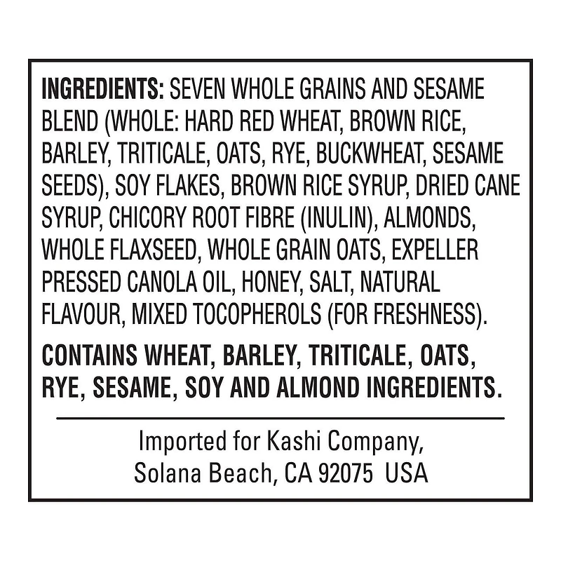 Kashi GOLEAN Honey Almond Flax Crunch Cereal, 400g, 400g
