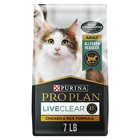 Purina Pro Plan Spécialisée LiveClear Formule Poulet et Riz, Nourriture Sèche pour Chats