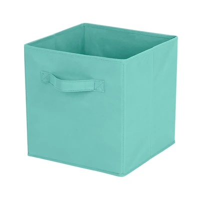 Mainstays Storage Cube Basket Box, Foldable, Home Organization, Main Materials Are Non Worn Fabric and Paper Card, Perfect for Nursery, Playroom Etc.