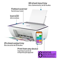 HP Deskjet 2842e All-in-One Printer, w/ 3 months free Instant Ink - Early Dusk