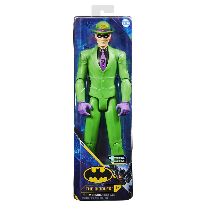 Batman, Figurine articulée The Riddler de 30 cm, pour les enfants à partir de 3 ans