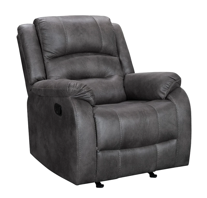 K-Living Larissa Recliner 3pcs Sofa Set in Grey Palomino Fabric