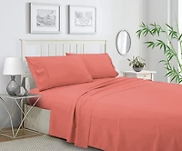 Ensemble de draps en mélange de polyester et bambou