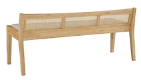 Claudie Cane Bench