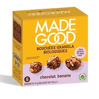 MadeGood Chocolate Banana Granola Minis 5pk, 5 x 24 g