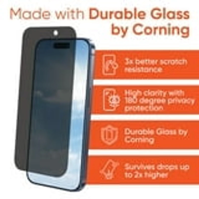 onn. iPhone 16P Corning Glass Screen Protector, ONN. IP16P CG SP
