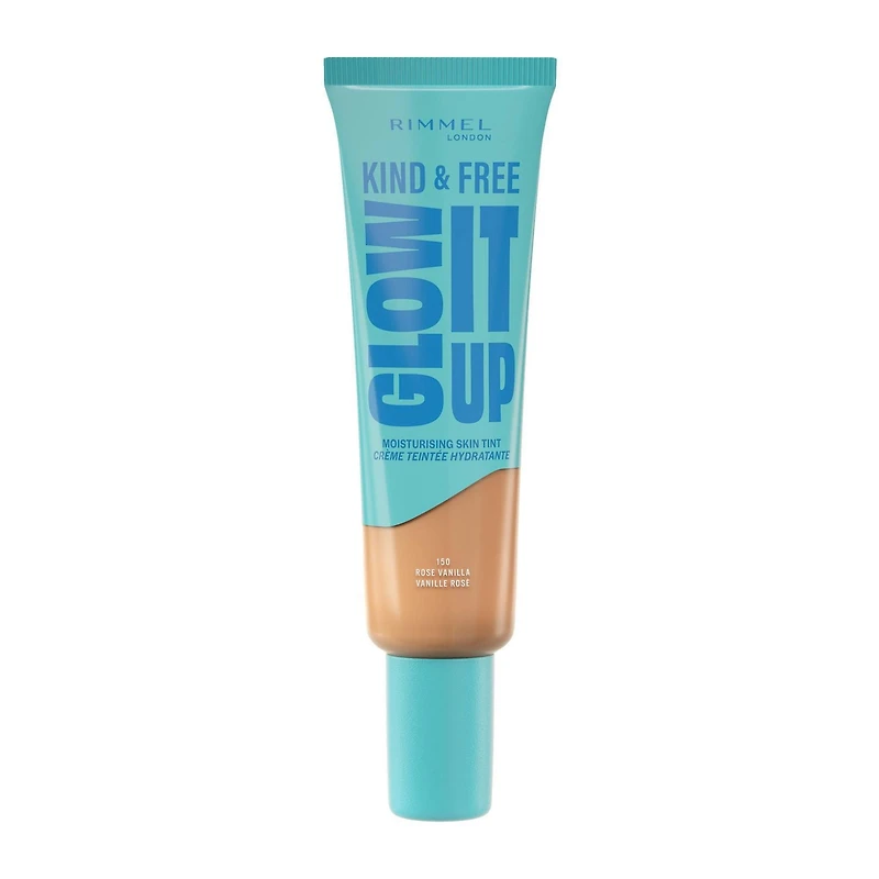 Kind & Free Glow It Up Teinture hydratante pour la peau, apaise et calme les peaux sensibles, éclat sain, hydratation tout au long de la journée Pas de drame cutané