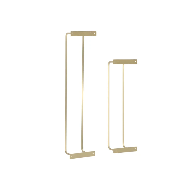 Cody Metal Towel Rack, Gold (2 Pack)
