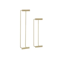 Cody Metal Towel Rack, Gold (2 Pack)