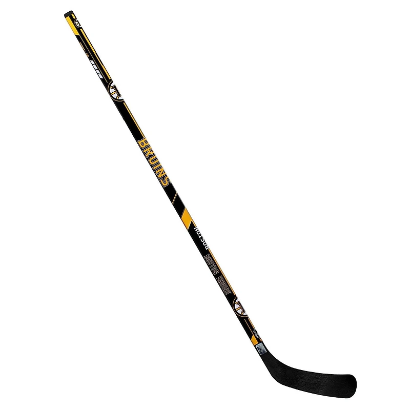 Franklin Sports Bâton de hockey de rue Bruins de la NHL - 48 po Jr pour droitier