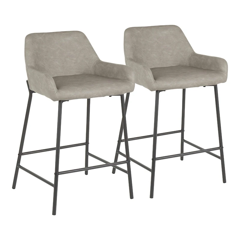 Daniella Industrial Counter Stool by LumiSource