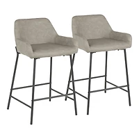 Daniella Industrial Counter Stool by LumiSource