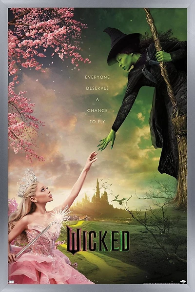 Wicked - One Sheet Wall Poster, 14.725" x 22.375" Framed