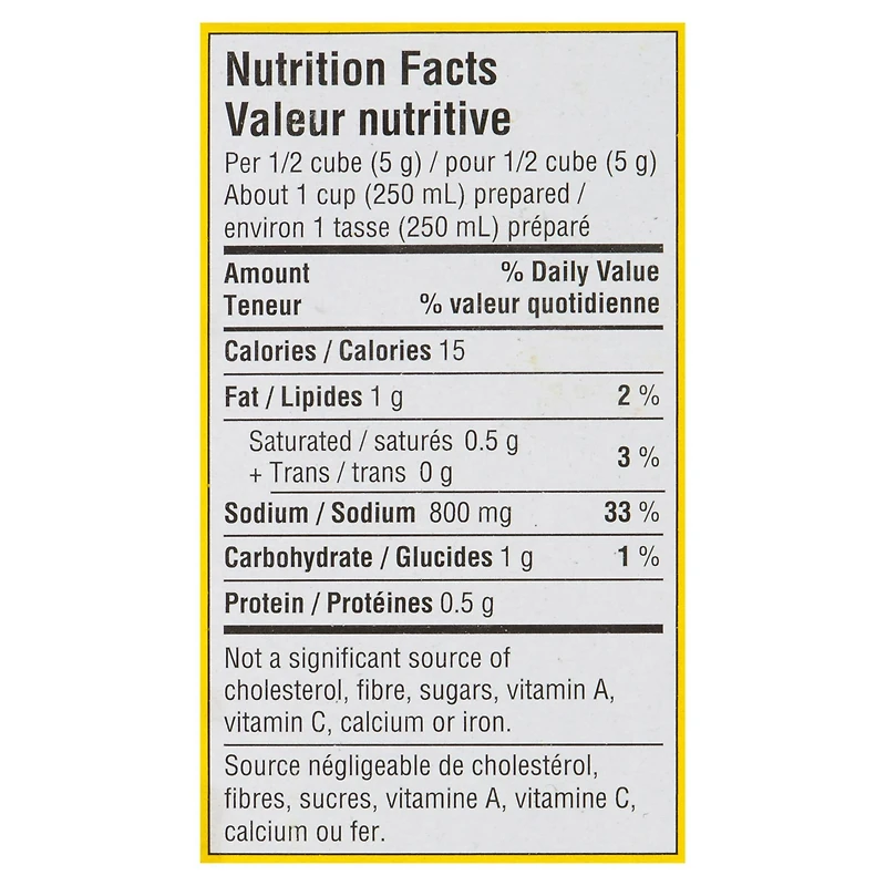 Knorr Knoor Chicken Bouillon Flavoured Cubes Halal, Chicken flavor cubes 8/80g