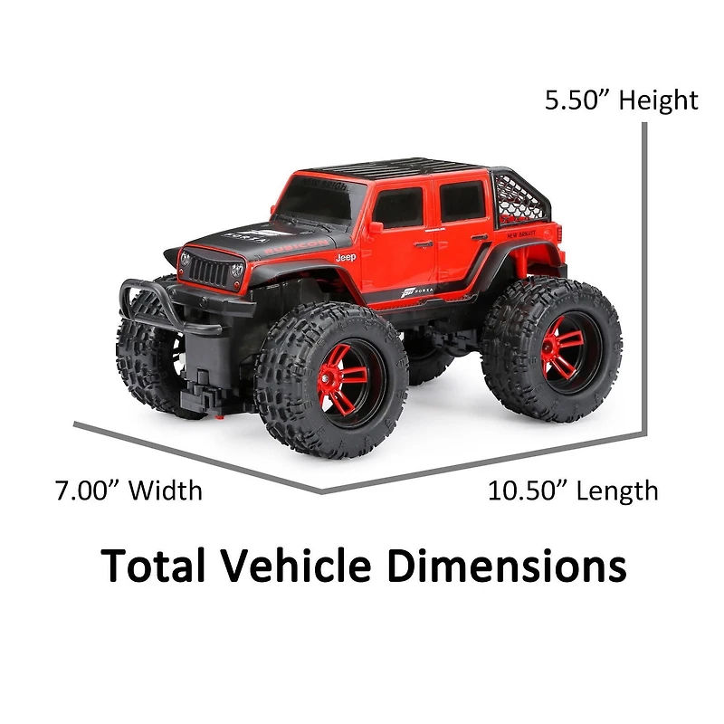 New Bright 1/16 Scale Radio Commandée Forza Jeep Wrangler 4x4 à l'échelle 1/16 1/16 RC FORZA JEEP WRANGLER