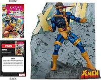 McFarlane Toys - Marvel Cyclops à l'échelle 1:10 avec scène (X-Men #1)