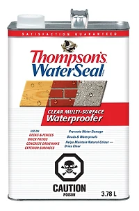 Thompson's WaterSeal Multi-Surface Waterproofer, Clear, 3.78 L