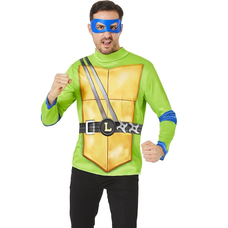 InSpirit Designs Officially Licensed Teenage Mutant Ninja Turtles Leonardo Youth Halloween Kit, Large