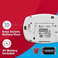 First Alert CO400A Carbon Monoxide Detector, Battery Operated, CO400A