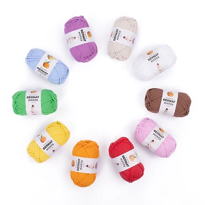 Bernat® Maker minis™ #5 Bulky Fil, Classique 17.65/500g - Paquet de 10 - 50g chacun