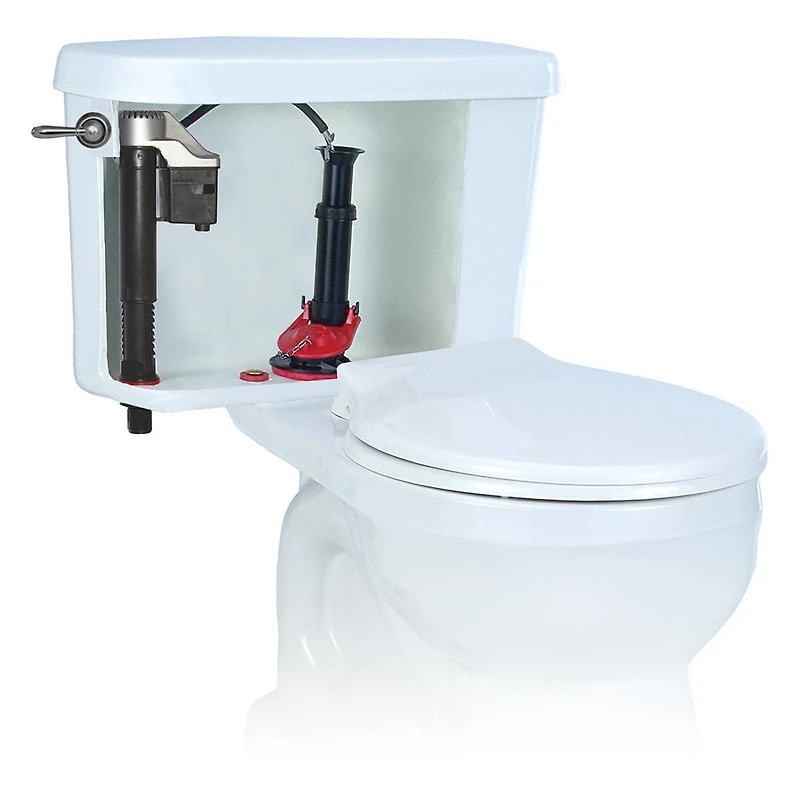 Standard 1-inch Complete Toilet Repair Kit - Fixes Running, Noisy, Slow Refill, and Weak Flush Toilets (4010MP)