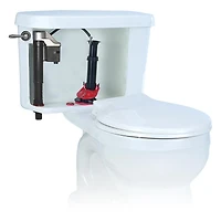 Standard 1-inch Complete Toilet Repair Kit - Fixes Running, Noisy, Slow Refill, and Weak Flush Toilets (4010MP)