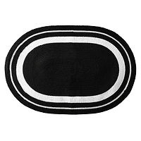 Tapis de cuisine Thyme & Table, noir et blanc textiles de cuisine