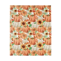 Mode de célébration! Grandes Serviettes de table Citrouilles et tournesols de Thanksgiving, 20ct